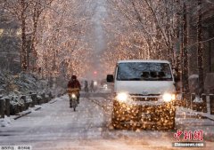 受大雪影响 日本东京超200人因滑倒受伤被送医